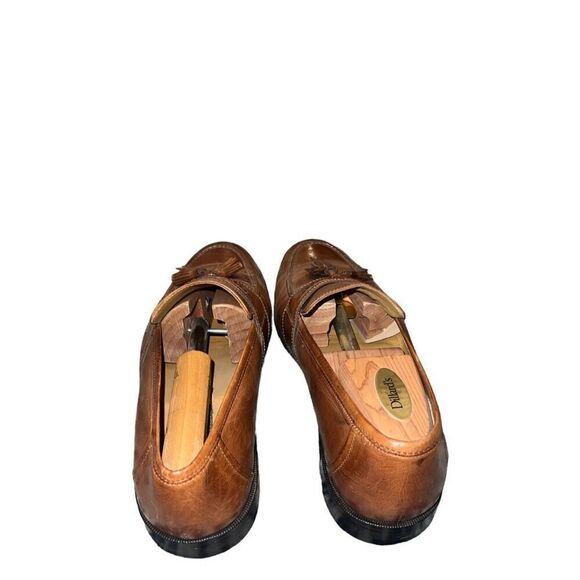 ✨Johnston & Murphy dress shoes Brown leather size 9.5 with tassels✨ main image 4